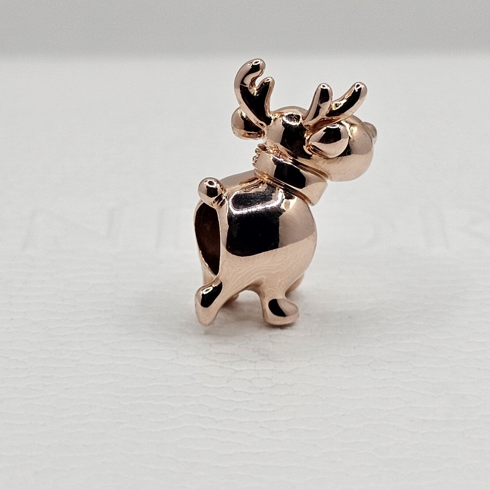 🎅 Authentic Pandora ROSE REINDEER XMAS CHARM - Picture 6 of 8